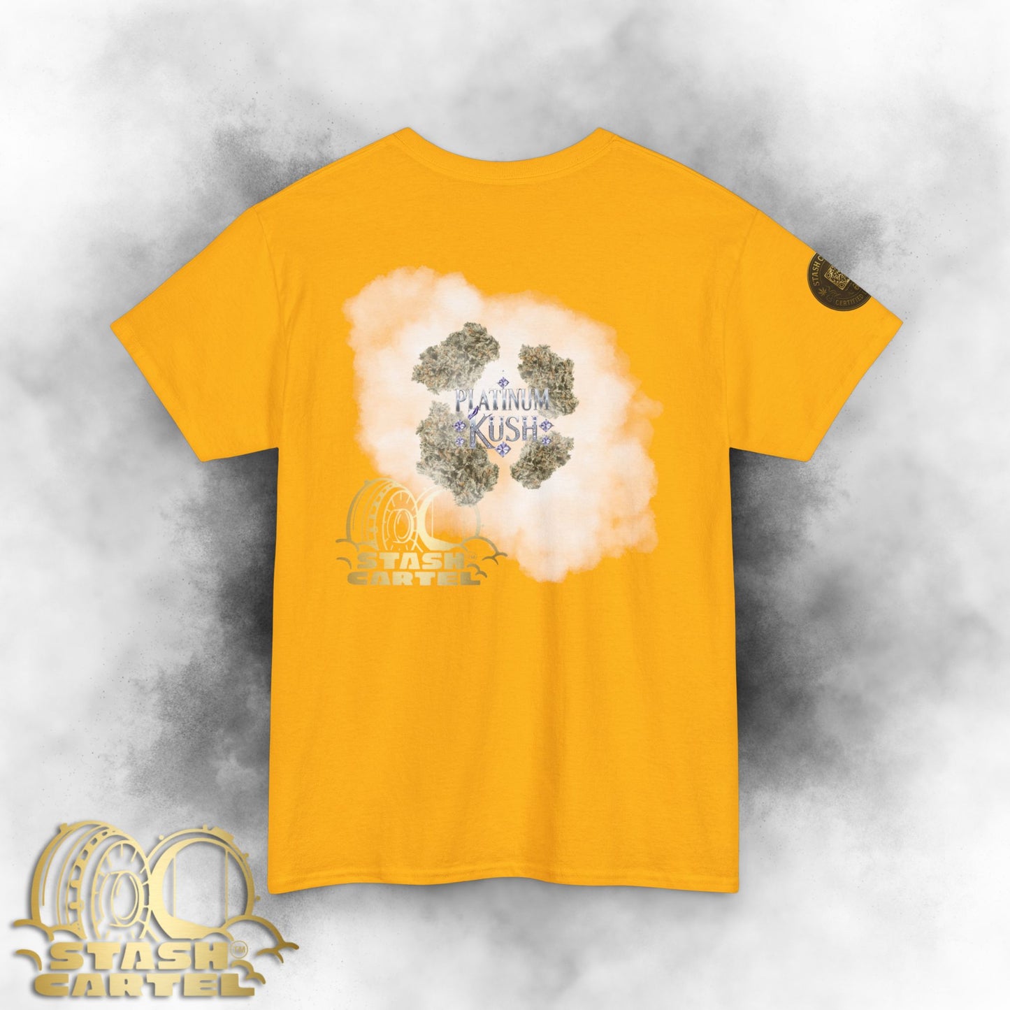 Platinum Kush Tee – Frosty Nightcap Gas Unisex Heavy Cotton Tee