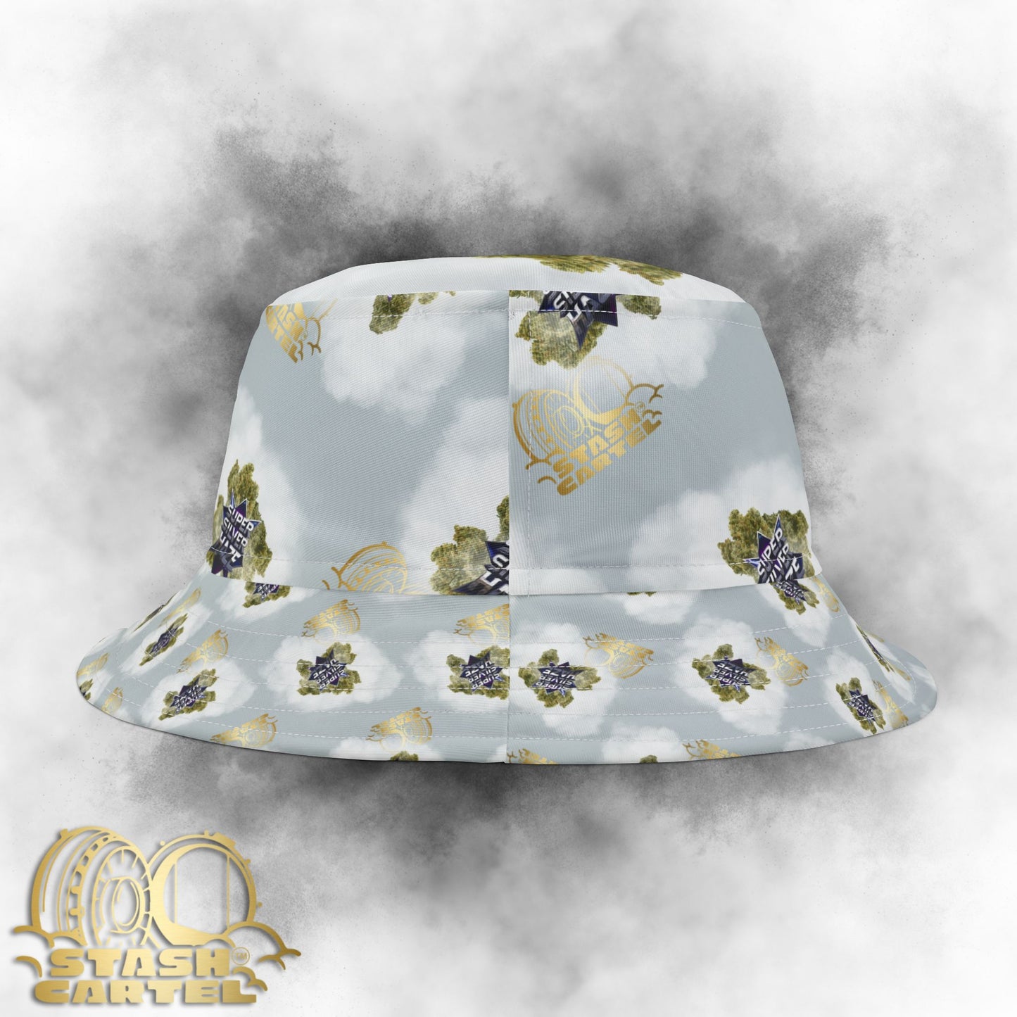 Super Silver Haze Bucket Hat – Bright Citrus Drip with Vintage Heat