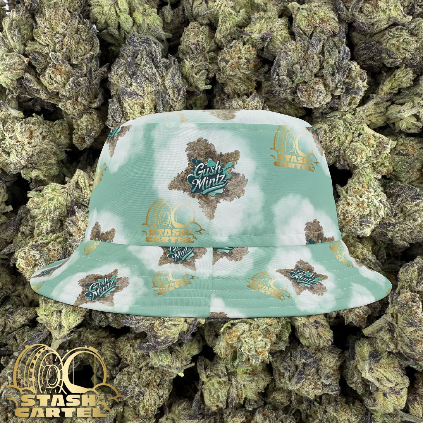 Gush Mintz Bucket Hat – Ice-Cold Cool with Candy Gas Vibes