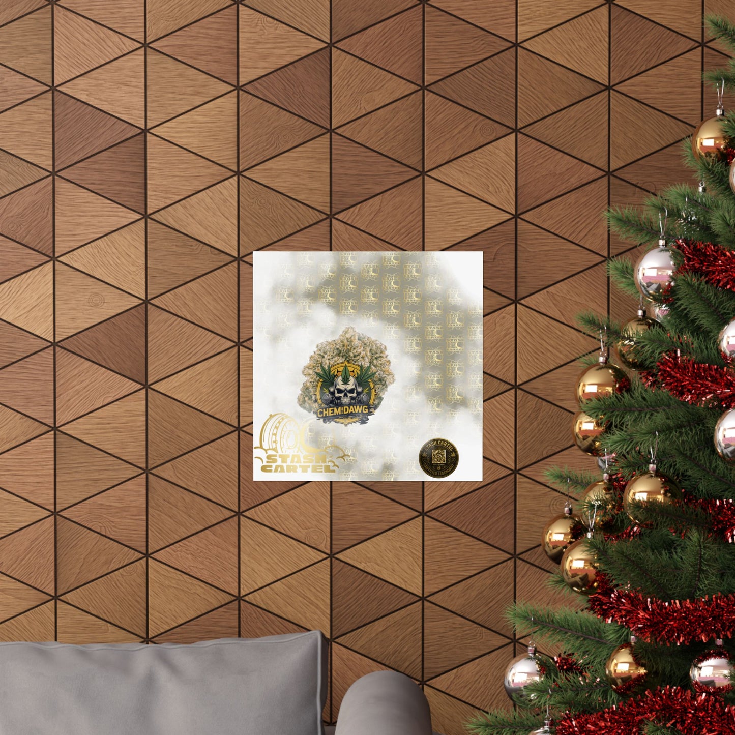 🧪⛽ Chemdawg Poster – Classic Gas Strain Wall Art with Heavy Hybrid Energy