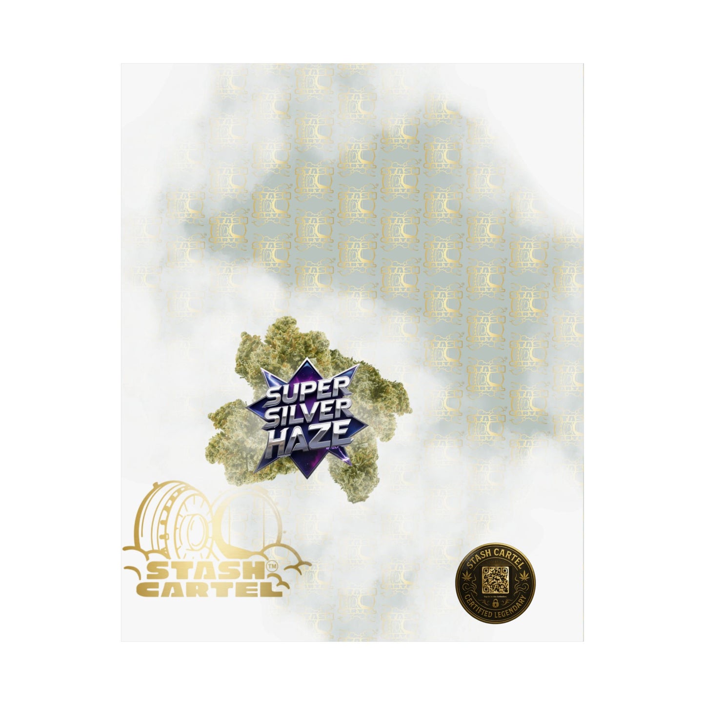 ⚡🍋 "Super Silver Haze" Sativa Poster – Legacy Citrus Spark
