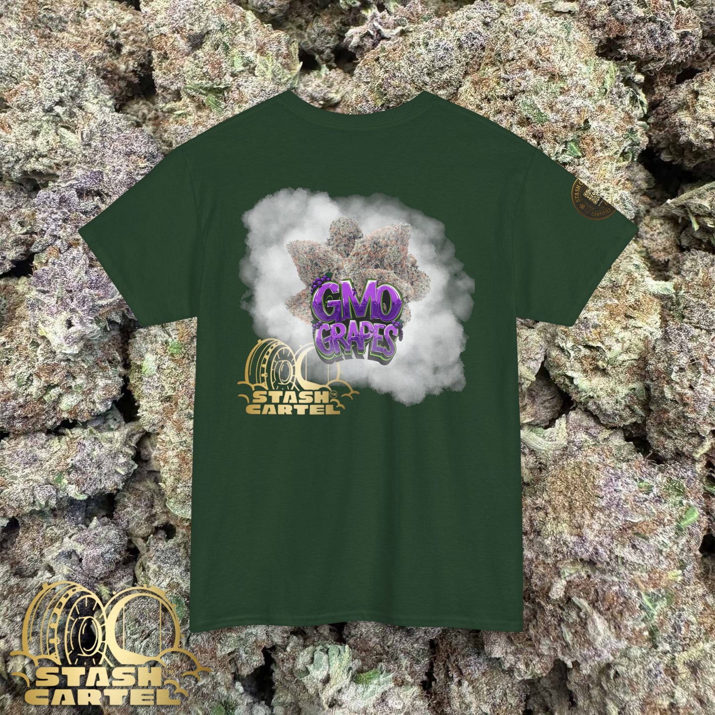 GMO Grapes Tee – Heavy Funk, Purple Drip, Legendary Loud Unisex Graphic Tee