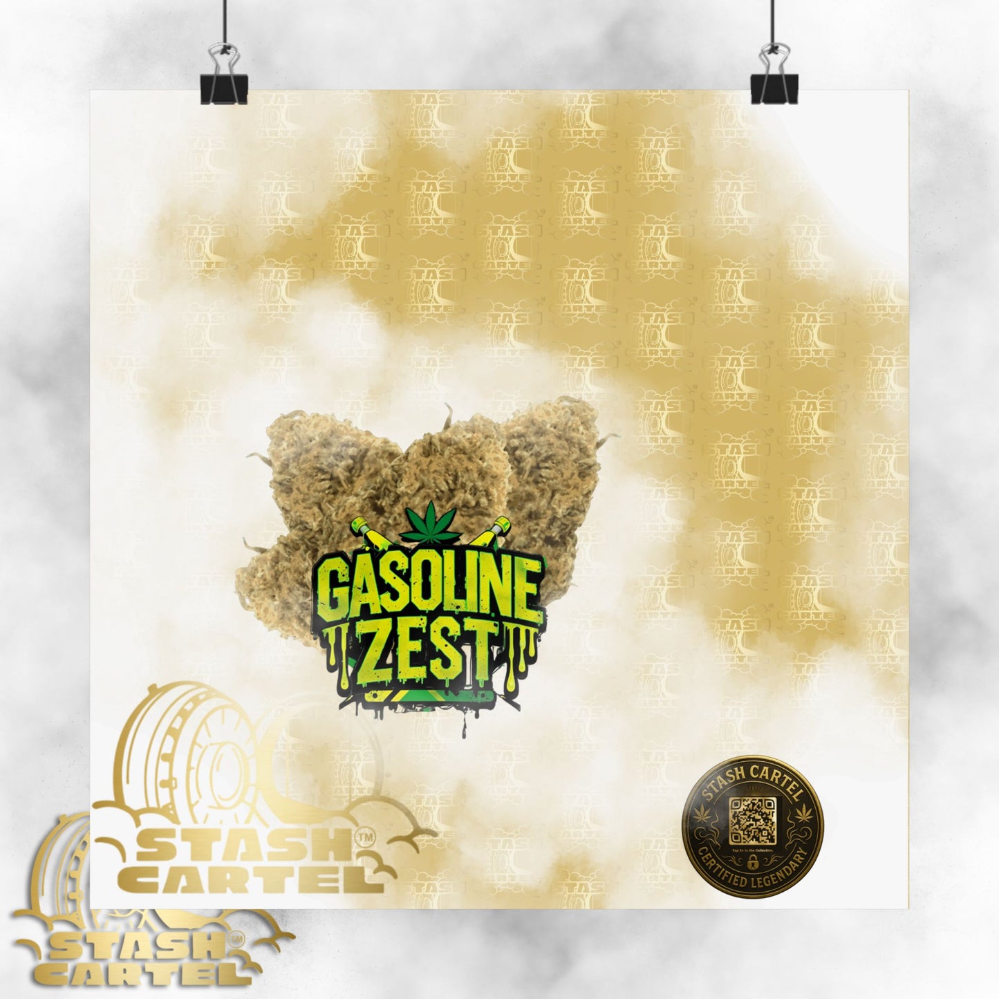 ⛽🍋 Gasoline Zest Poster – Zesty Diesel Hybrid Wall Art with Bold Flavor