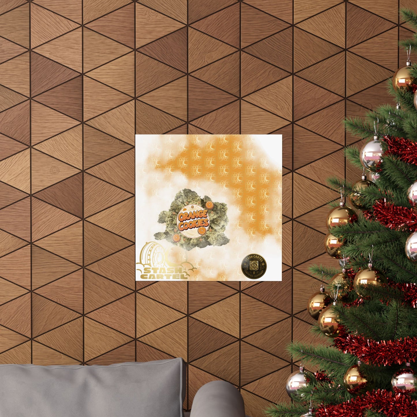 🍊🍪 Orange Cookies Poster – Zesty Cookie Gas Hybrid Poster with Citrus Burst