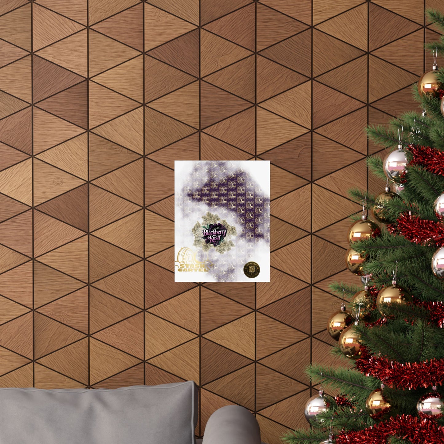 🫐 "Blackberry Kush" Midnight Indica Poster