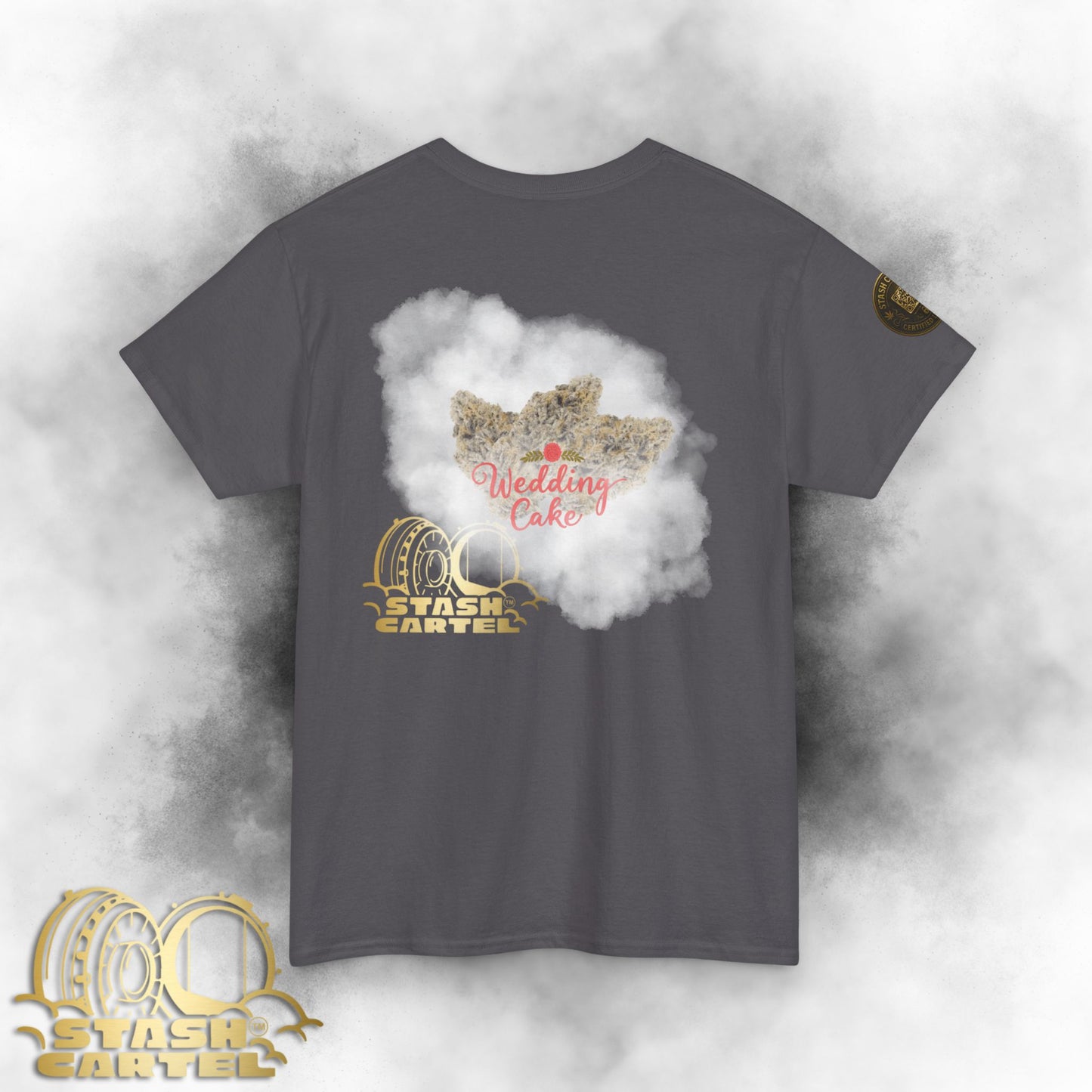 Wedding Cake Tee – Dessert Gas Drip Unisex Heavy Cotton Tee