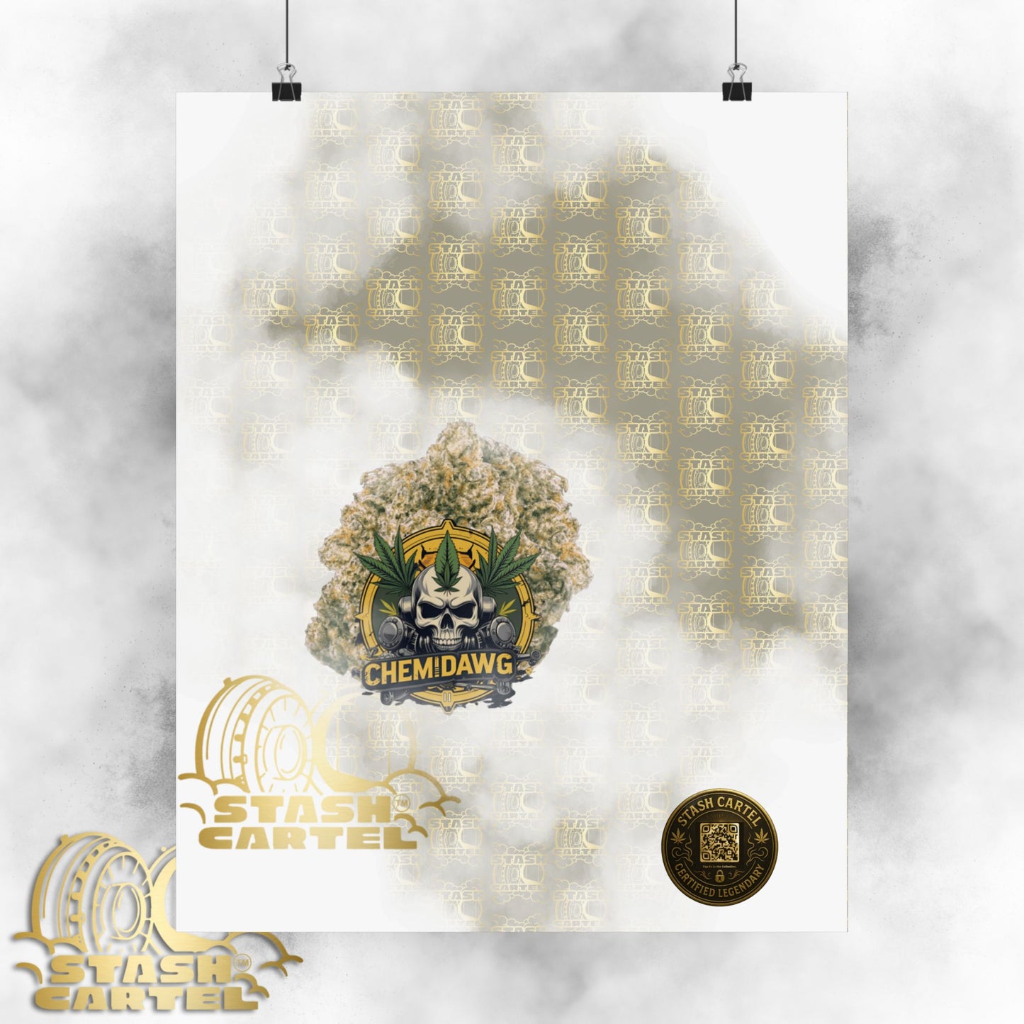 🧪⛽ Chemdawg Poster – Classic Gas Strain Wall Art with Heavy Hybrid Energy