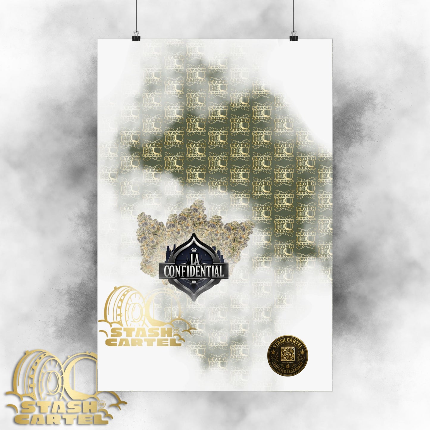 🌲 "LA Confidential" Old-School Kush Indica Poster