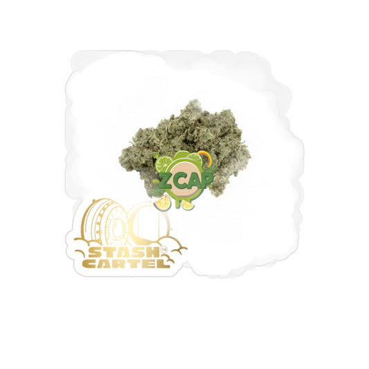 Z Cap Transparent Outdoor Sticker – Cannabis Lifestyle Design