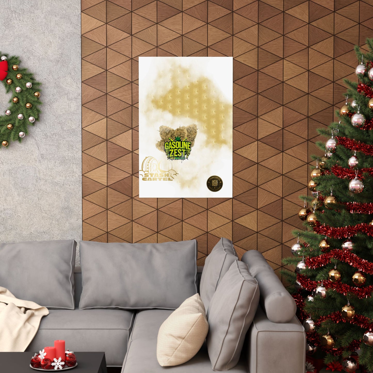 ⛽🍋 Gasoline Zest Poster – Zesty Diesel Hybrid Wall Art with Bold Flavor