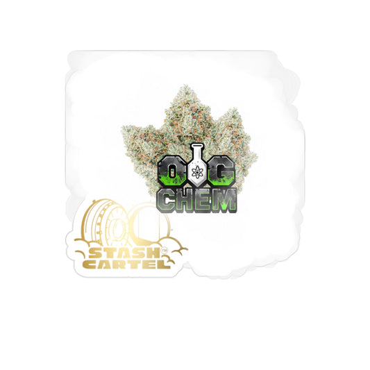 OG Chem Transparent Outdoor Sticker – Cannabis Culture Design