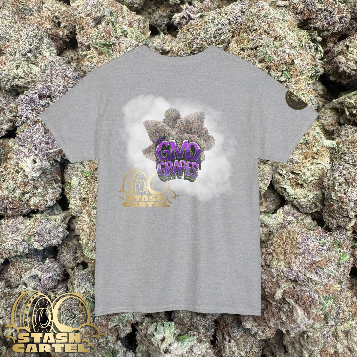 GMO Grapes Tee – Heavy Funk, Purple Drip, Legendary Loud Unisex Graphic Tee
