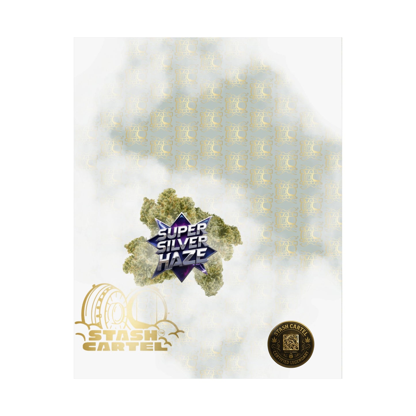 ⚡🍋 "Super Silver Haze" Sativa Poster – Legacy Citrus Spark