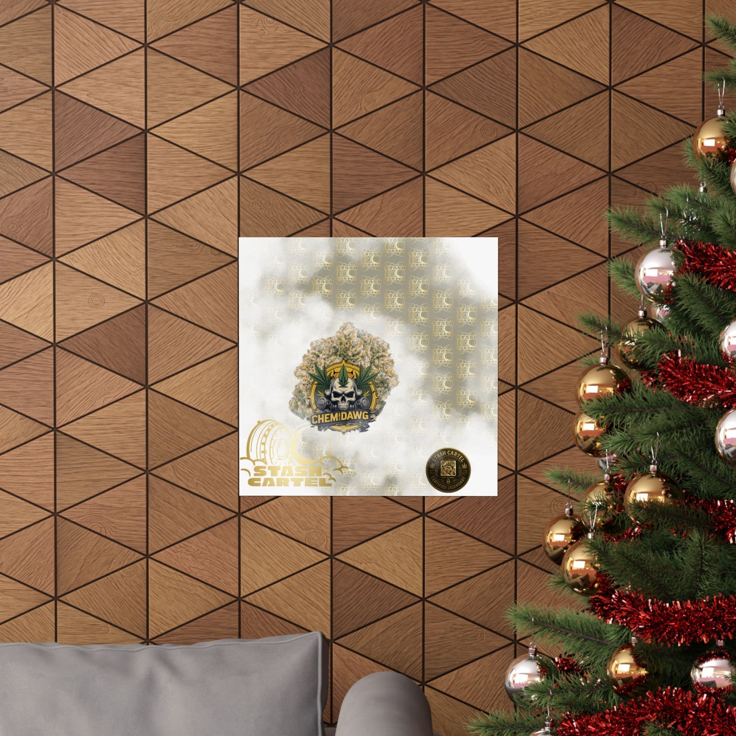 🧪⛽ Chemdawg Poster – Classic Gas Strain Wall Art with Heavy Hybrid Energy