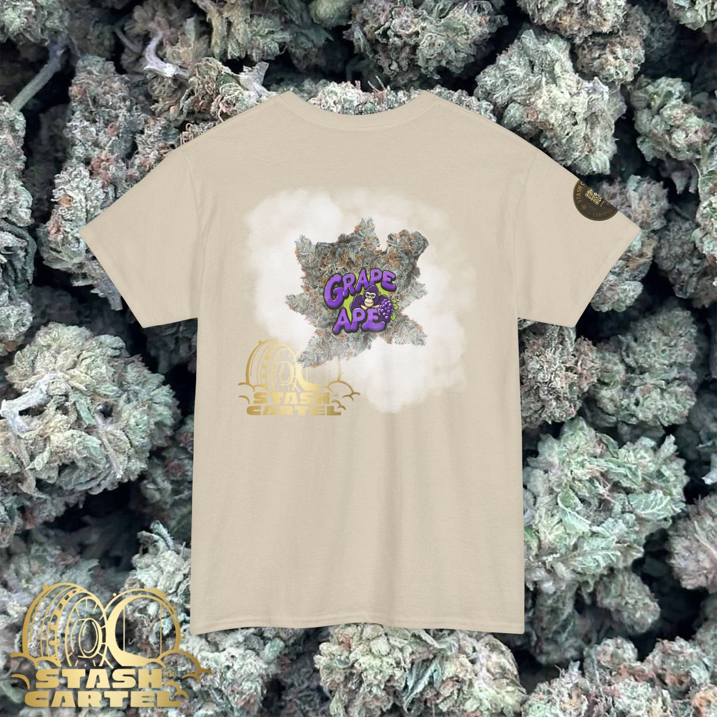Grape Ape Tee – Purple Royalty, Sweet & Sedative Unisex Heavy Cotton Tee