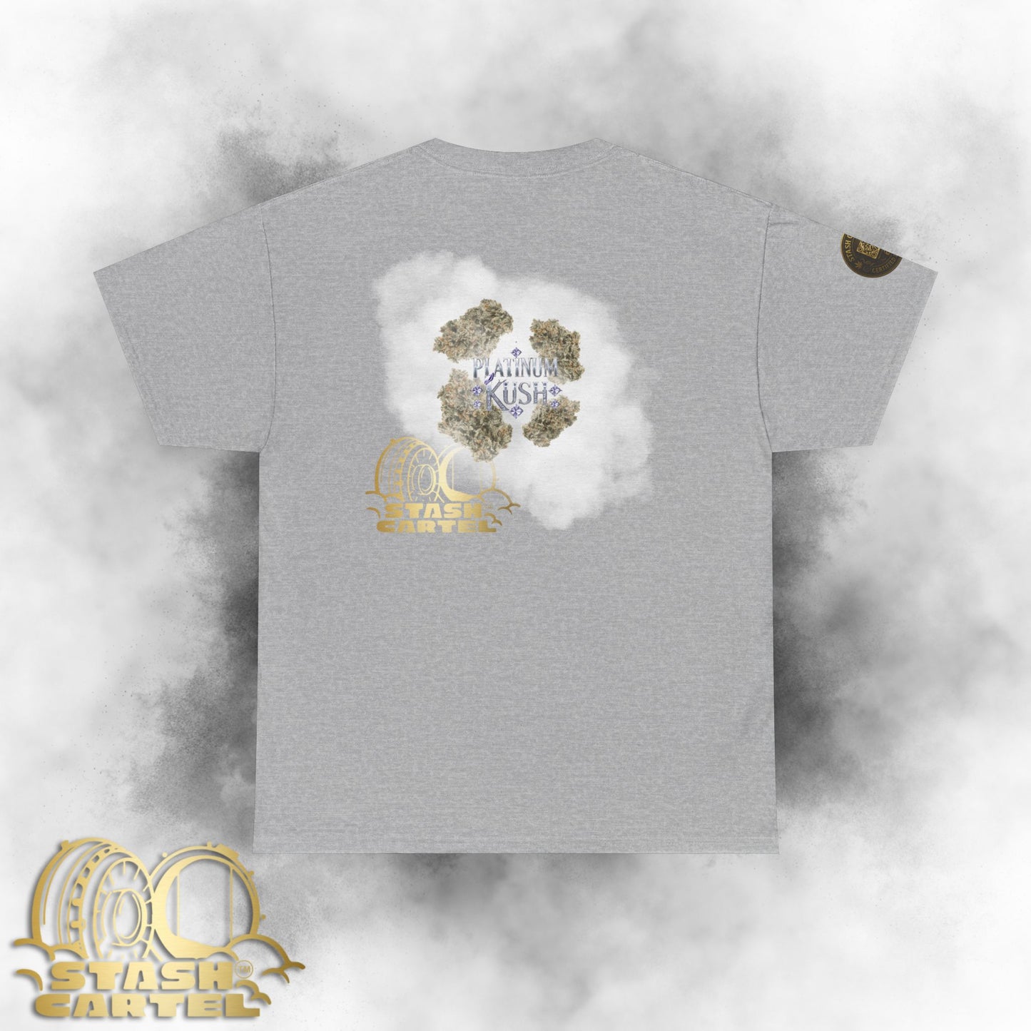 Platinum Kush Tee – Frosty Nightcap Gas Unisex Heavy Cotton Tee
