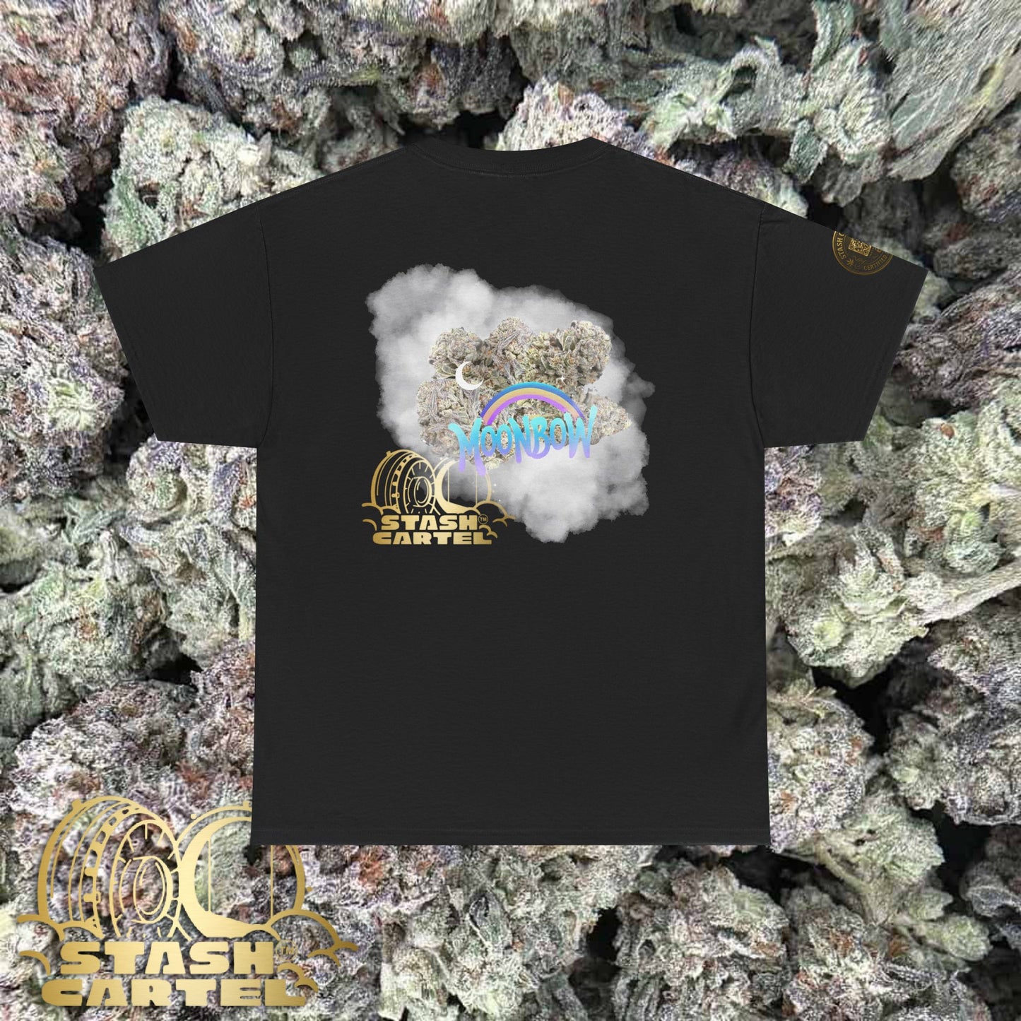 Moonbow Tee – Rainbow Resin Loudwear Unisex Cotton Tee