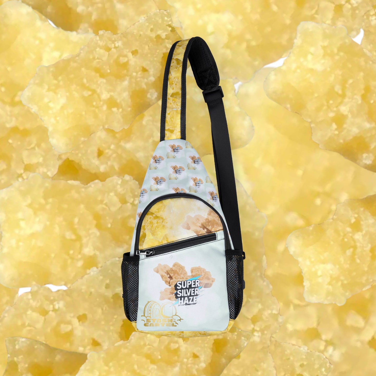 Super Silver Haze Crumble Stash Bag – Waxed Out Energy in a Classic Chrome Carry