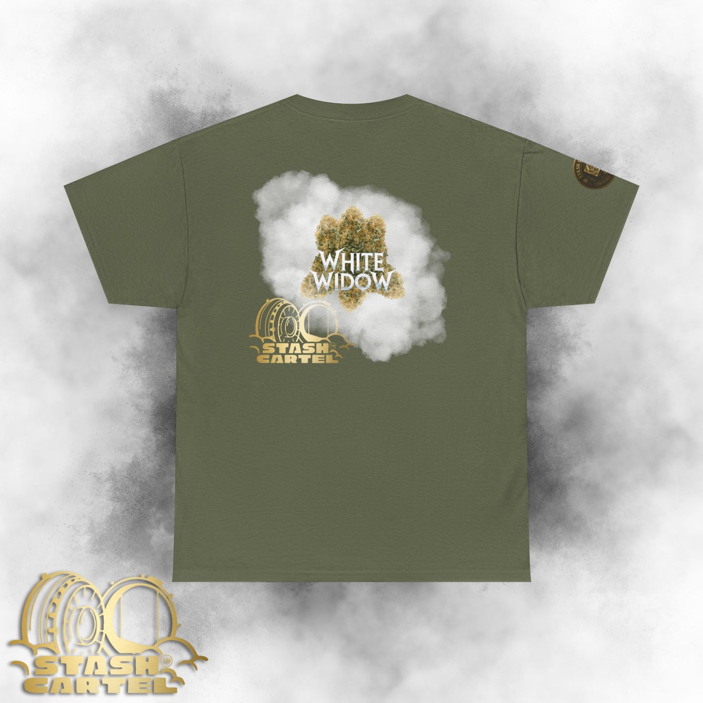 White Widow Tee – Frosted Hybrid Knockout Unisex Heavy Cotton Tee