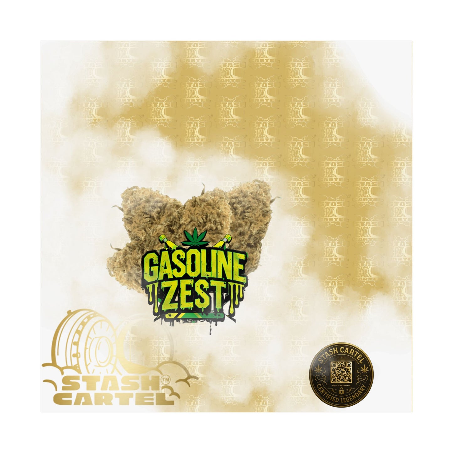 ⛽🍋 Gasoline Zest Poster – Zesty Diesel Hybrid Wall Art with Bold Flavor