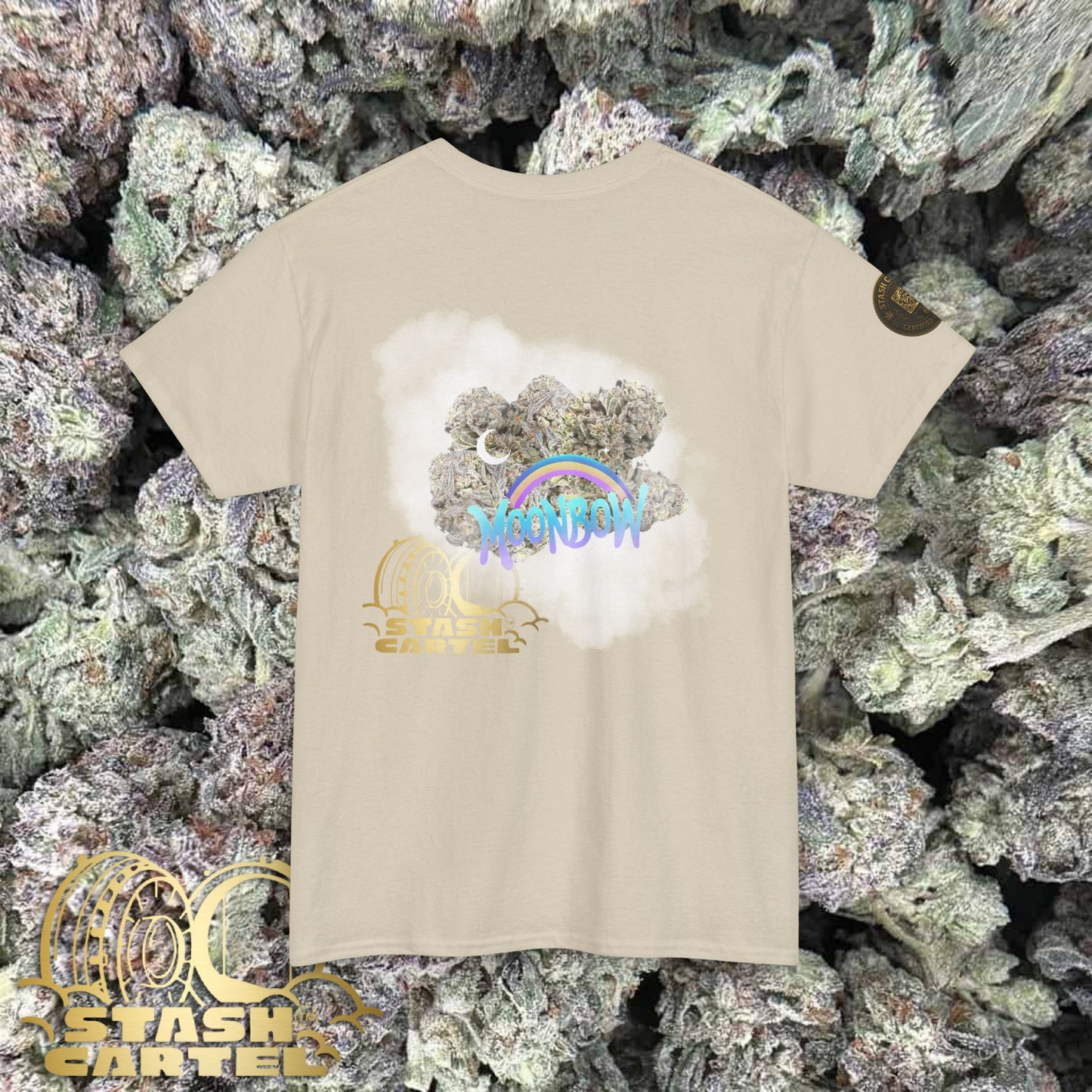 Moonbow Tee – Rainbow Resin Loudwear Unisex Cotton Tee