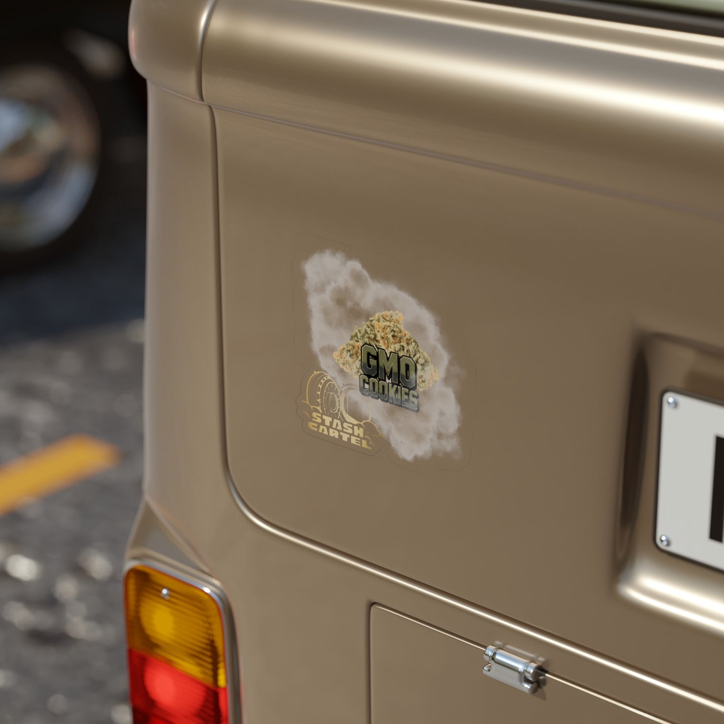 GMO Cookies Transparent Outdoor Sticker – Weed Culture Collectible