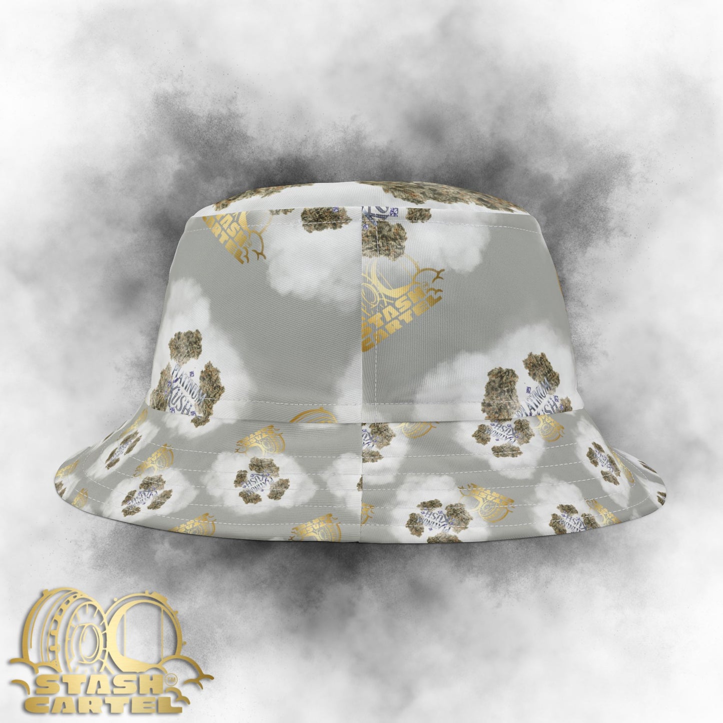 Platinum Kush Bucket Hat – Luxe Style for Laid-Back Royalty