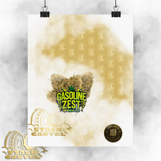 ⛽🍋 Gasoline Zest Poster – Zesty Diesel Hybrid Wall Art with Bold Flavor