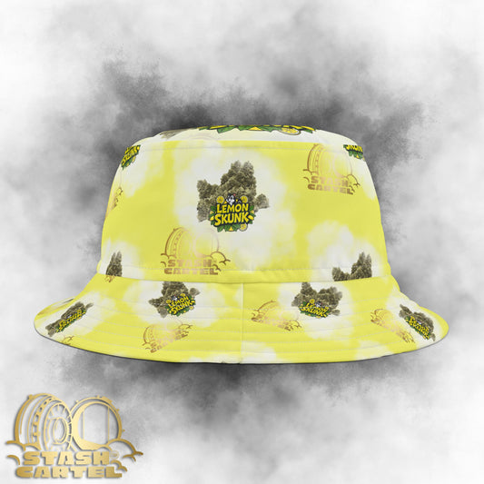 Lemon Skunk Bucket Hat – Sour Citrus Gas with Street Snap