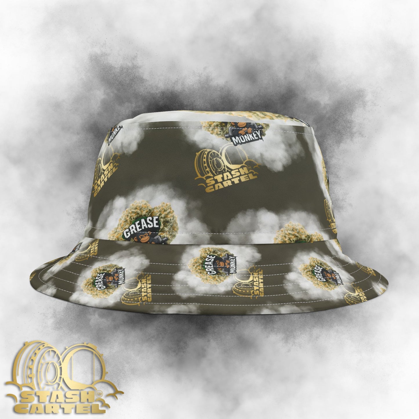 Grease Monkey Bucket Hat – Sticky Style with Loud Gas Drip