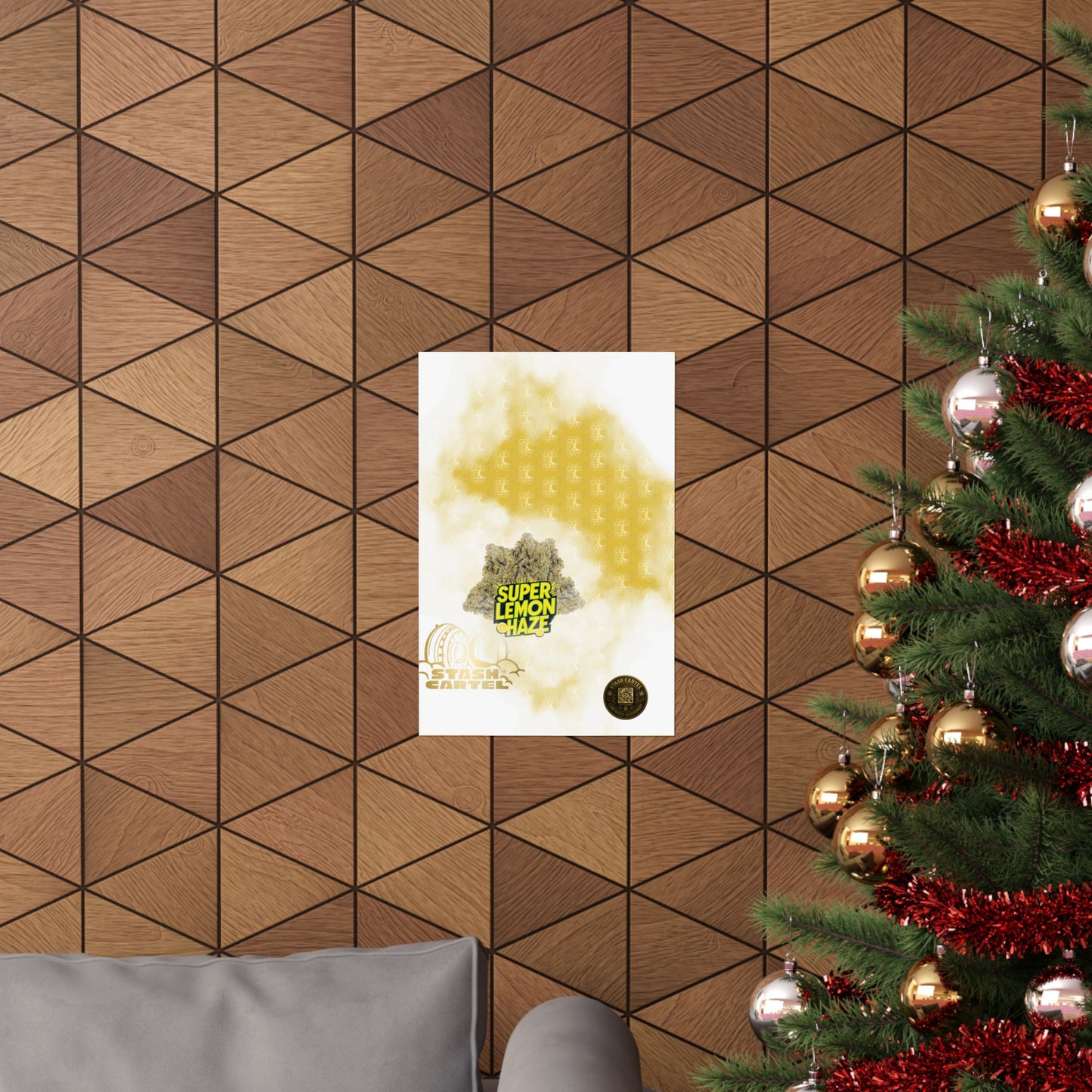 🍋 "Super Lemon Haze" Electric Citrus Sativa Poster