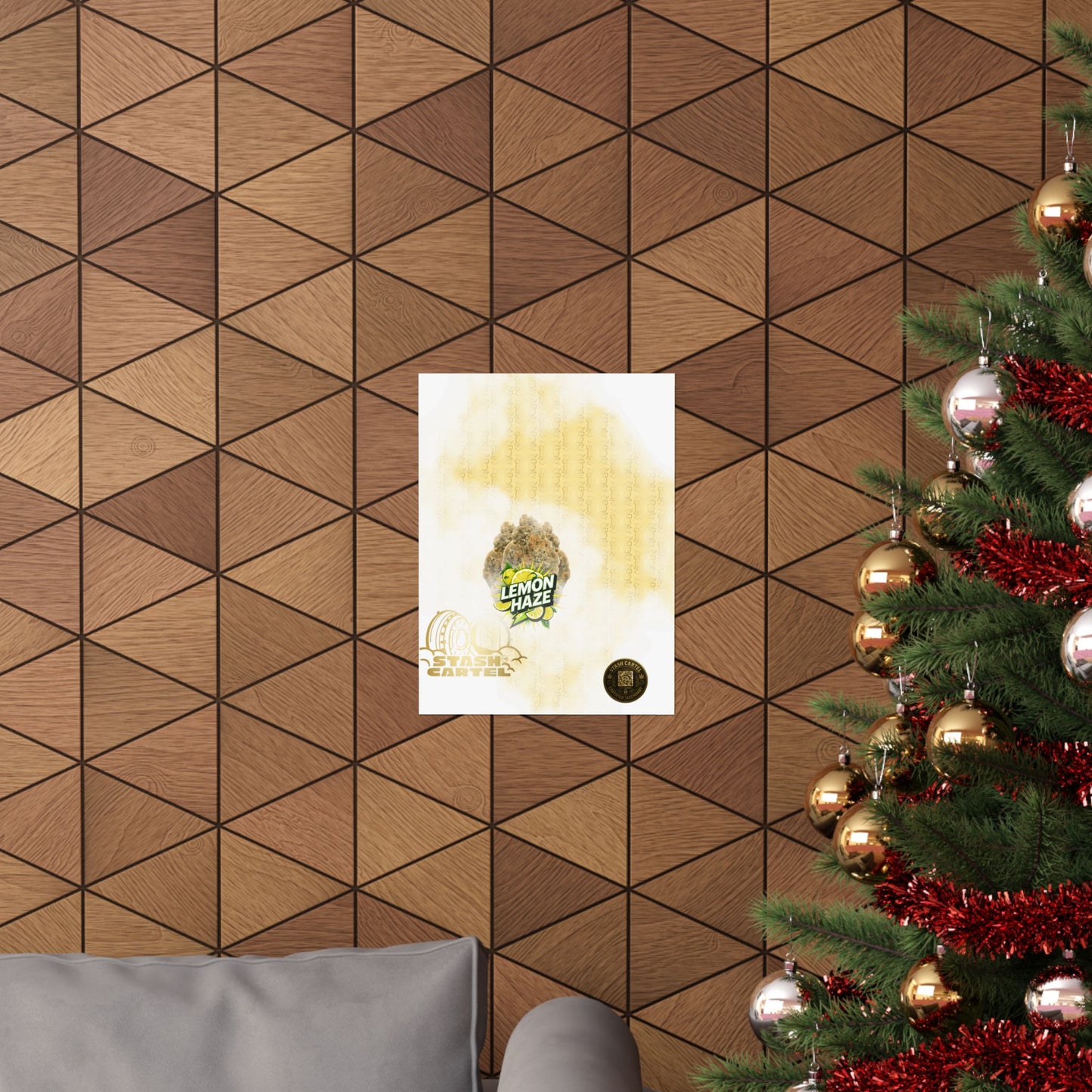 ☀️🍋 Lemon Haze Poster – Bright Citrus Sativa Poster for Focus & Clarity