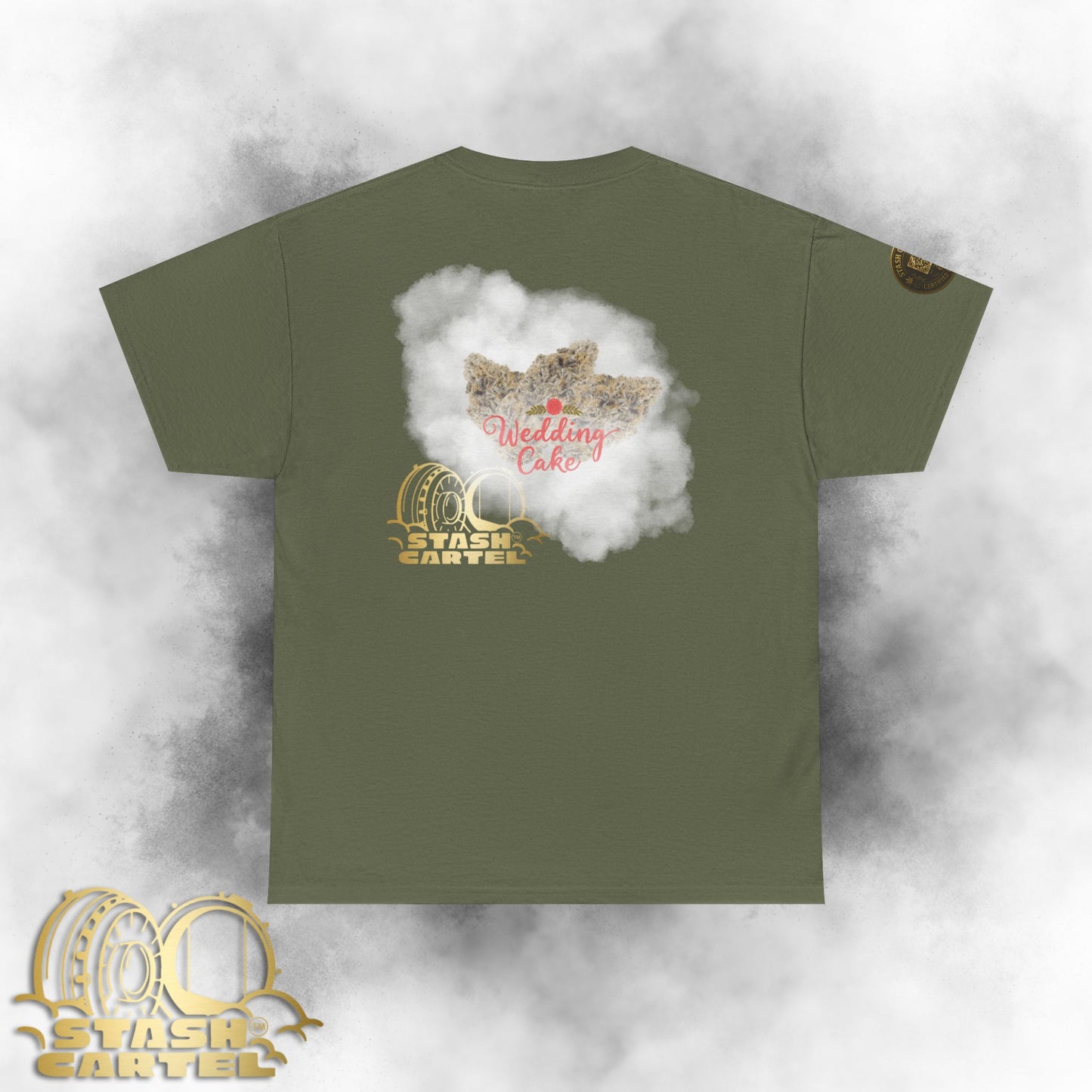 Wedding Cake Tee – Dessert Gas Drip Unisex Heavy Cotton Tee