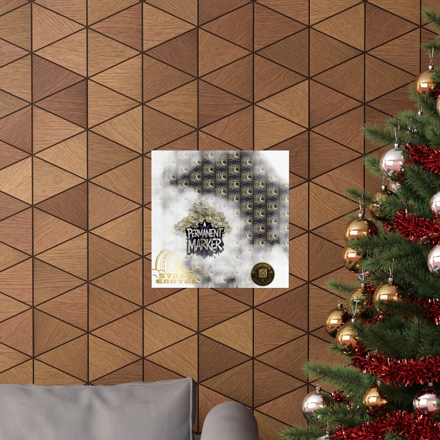 🖊️💥 Permanent Marker Poster – Loud Hybrid Wall Print with Candy Gas & Funk