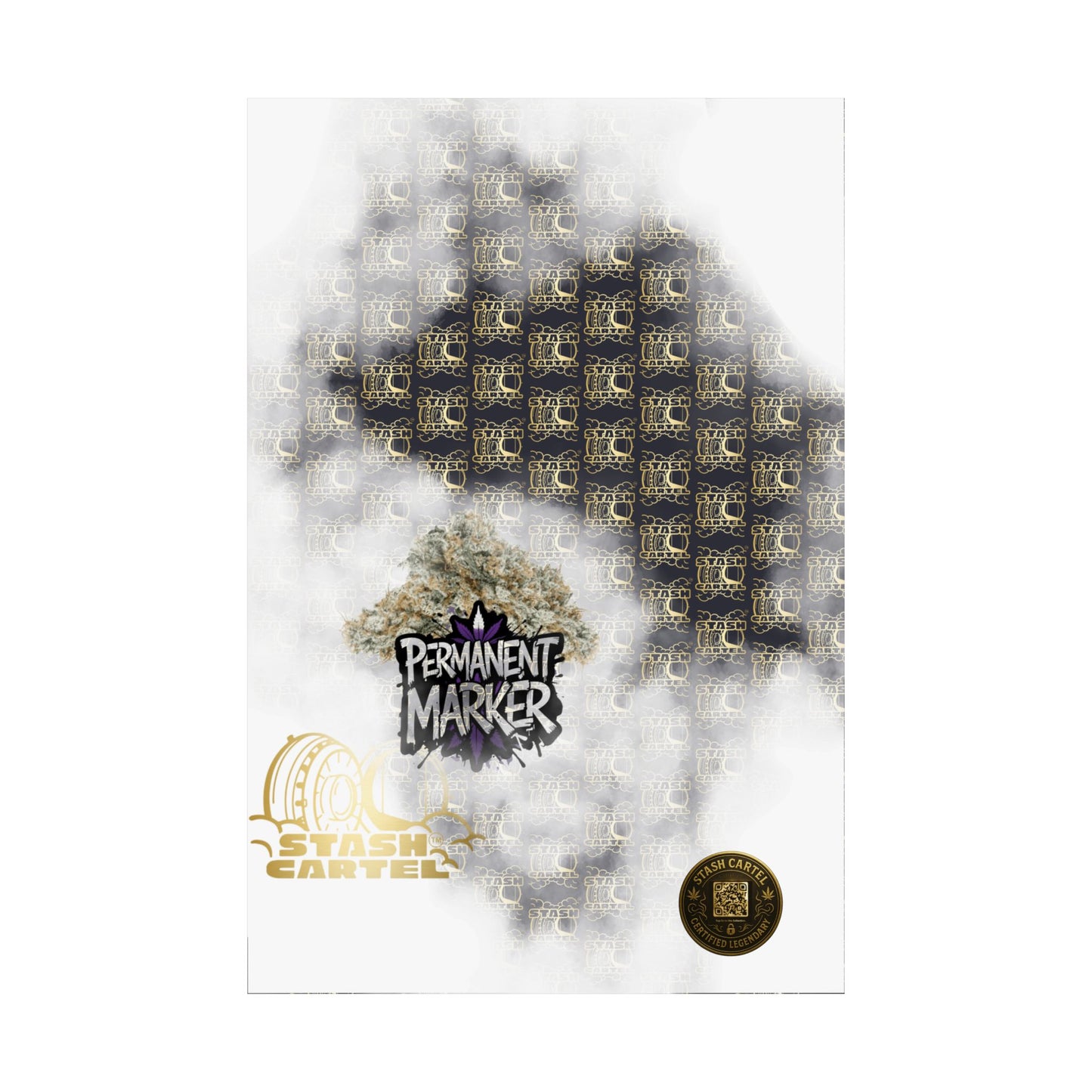 🖊️💥 Permanent Marker Poster – Loud Hybrid Wall Print with Candy Gas & Funk
