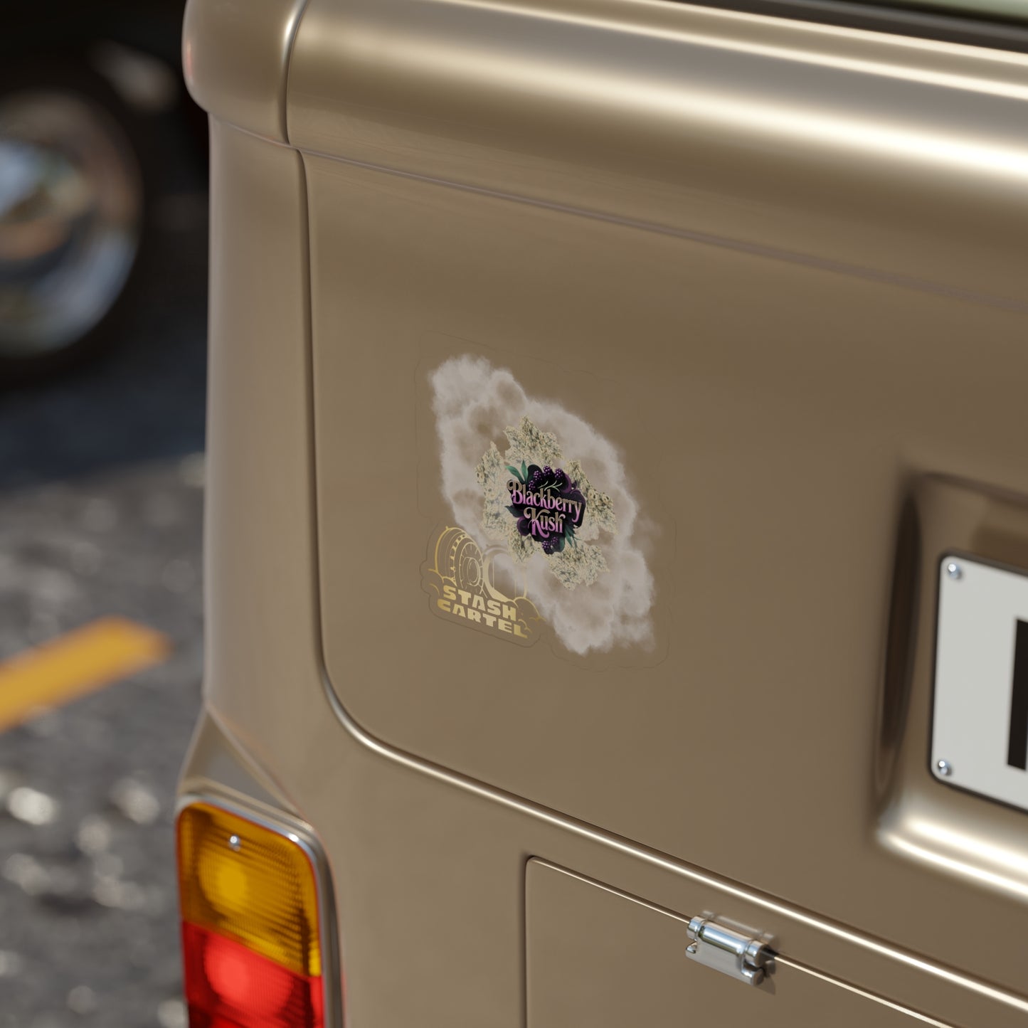 Blackberry Kush Transparent Outdoor Sticker – Weed Culture Collectible
