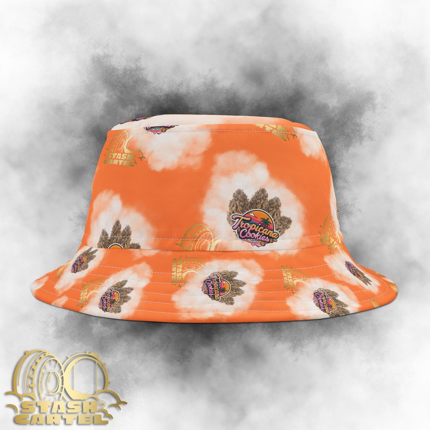 Tropicana Cookies Bucket Hat – Citrus Crunch Meets Sunset Sweet