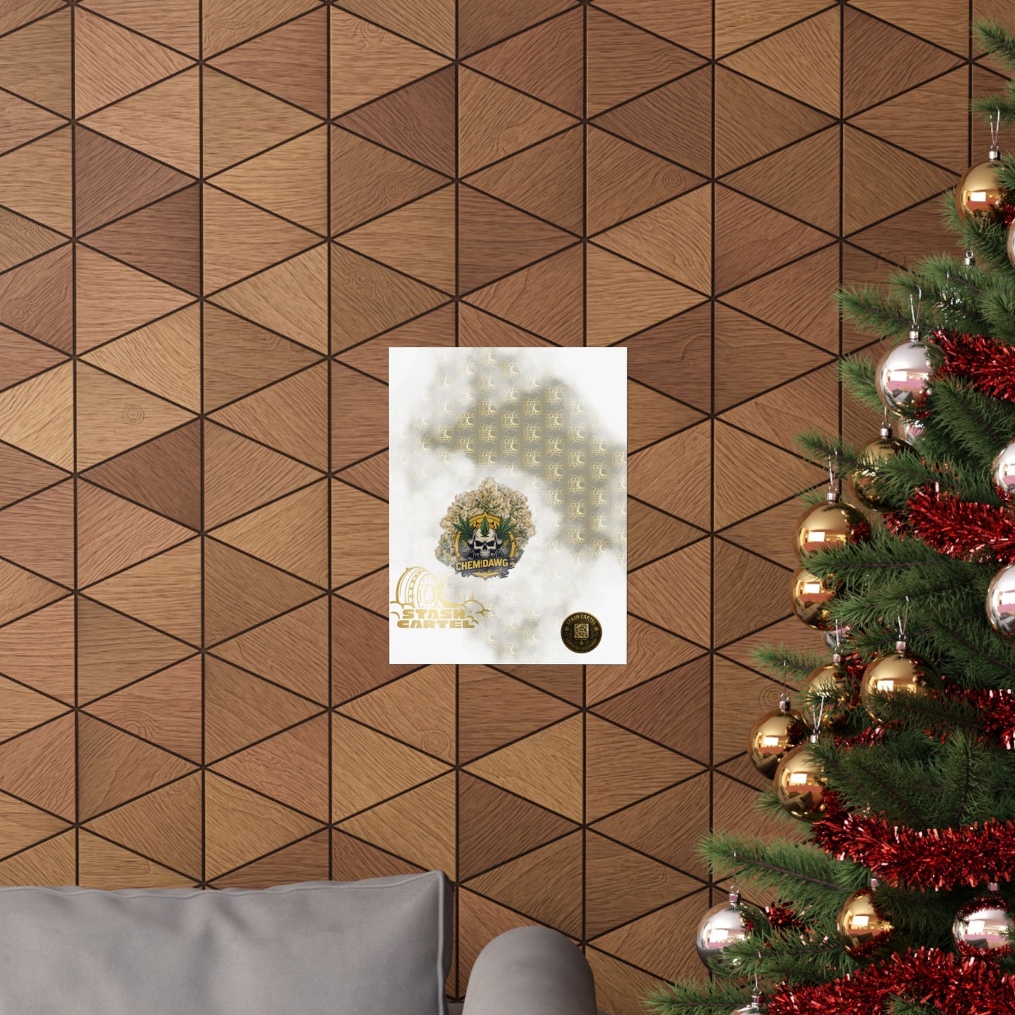 🧪⛽ Chemdawg Poster – Classic Gas Strain Wall Art with Heavy Hybrid Energy
