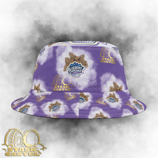 Blueberry Cupcake Bucket Hat – Dessert Drop with Berry Cool Vibes