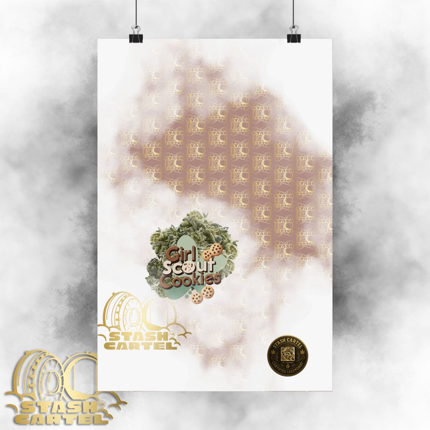 Girl Scout Cookies Legendary Hybrid Poster Art – Sweet & Loud Cannabis Decor