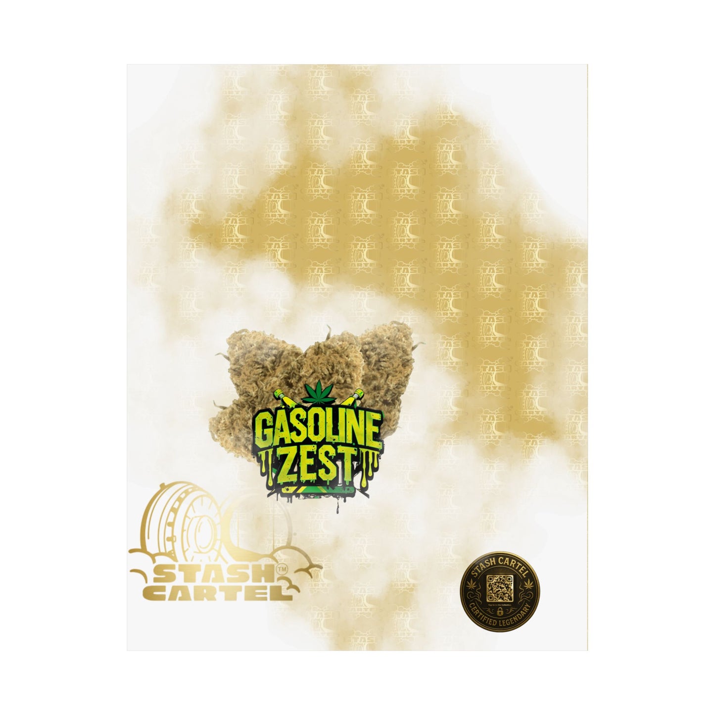 ⛽🍋 Gasoline Zest Poster – Zesty Diesel Hybrid Wall Art with Bold Flavor