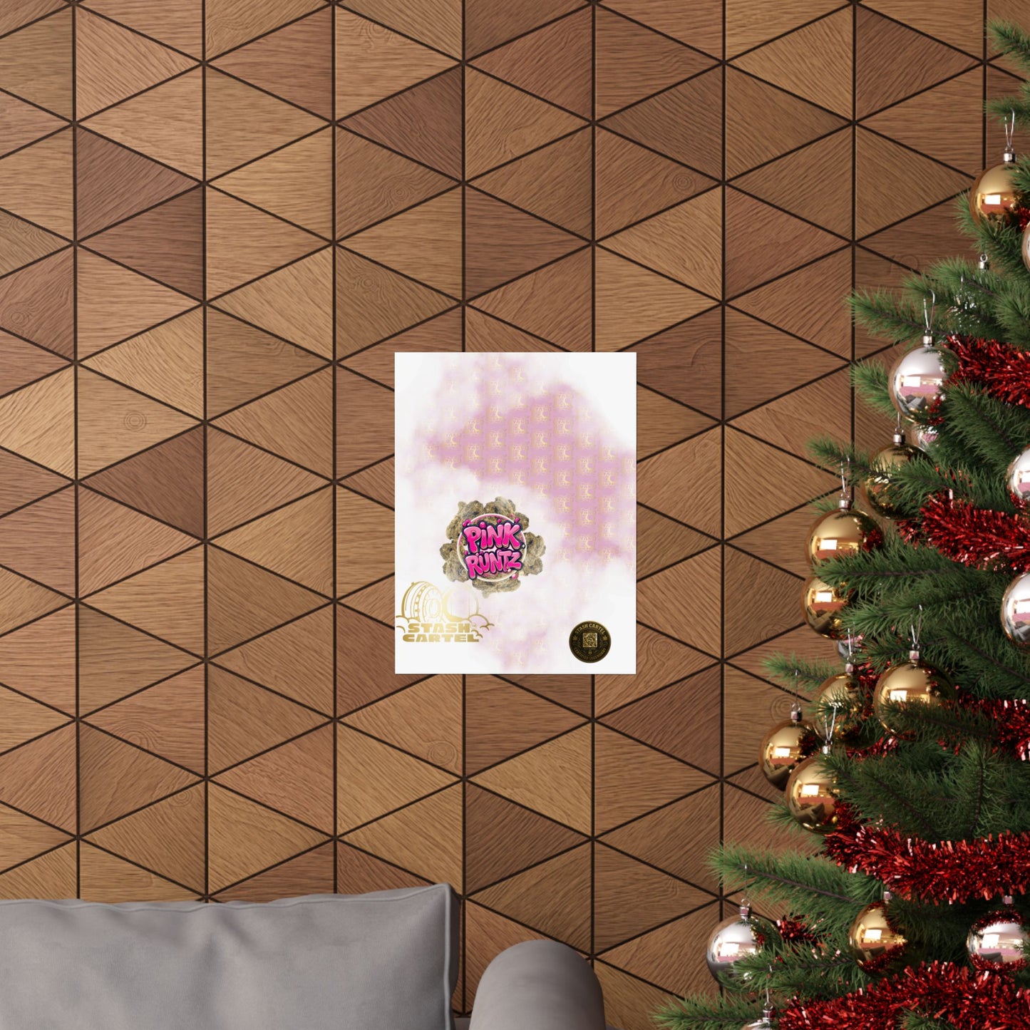 🎀🍭 Pink Runtz Poster – Designer Candy Gas Wall Art with Hybrid Bliss