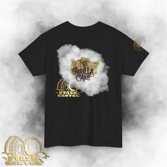 Gorilla Cake Tee – Hybrid Strength, Frosted Kush Unisex Heavy Cotton Tee