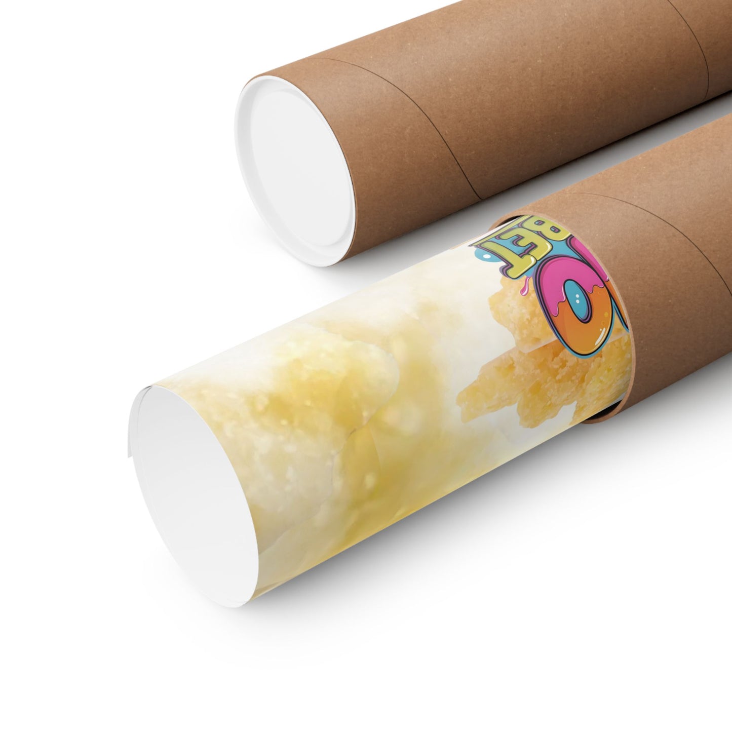 🍧 "GMO Sherbet Crumble Sugar Wax" Terp Profile Art Poster
