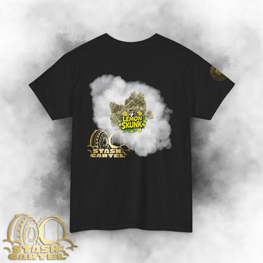 Lemon Skunk Tee – Bright Citrus Bliss Unisex Cotton Tee