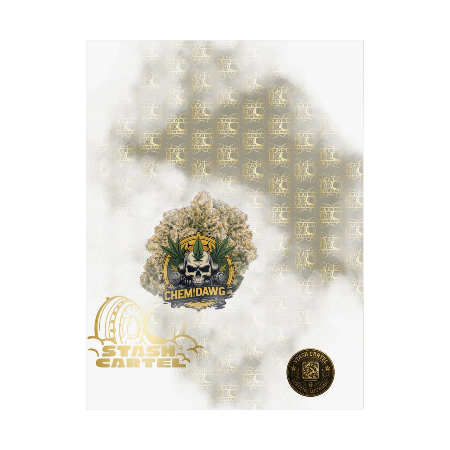 🧪⛽ Chemdawg Poster – Classic Gas Strain Wall Art with Heavy Hybrid Energy