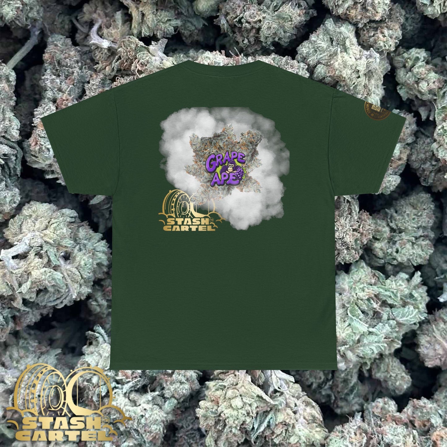 Grape Ape Tee – Purple Royalty, Sweet & Sedative Unisex Heavy Cotton Tee