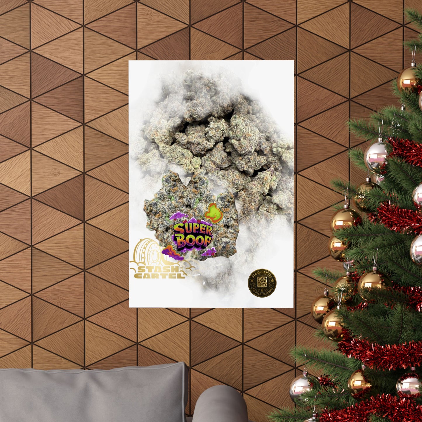 📦🔥 Super Boof Poster – Loud Hybrid Poster with Zesty Gas & Heavy Terps