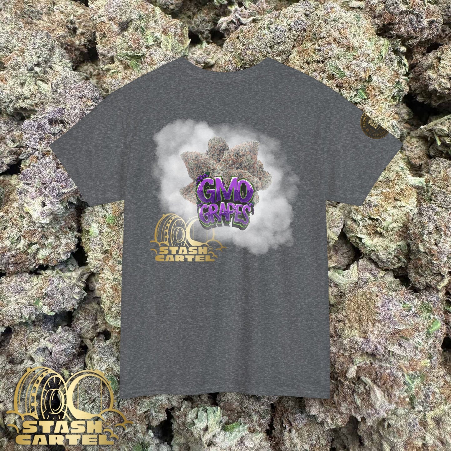 GMO Grapes Tee – Heavy Funk, Purple Drip, Legendary Loud Unisex Graphic Tee