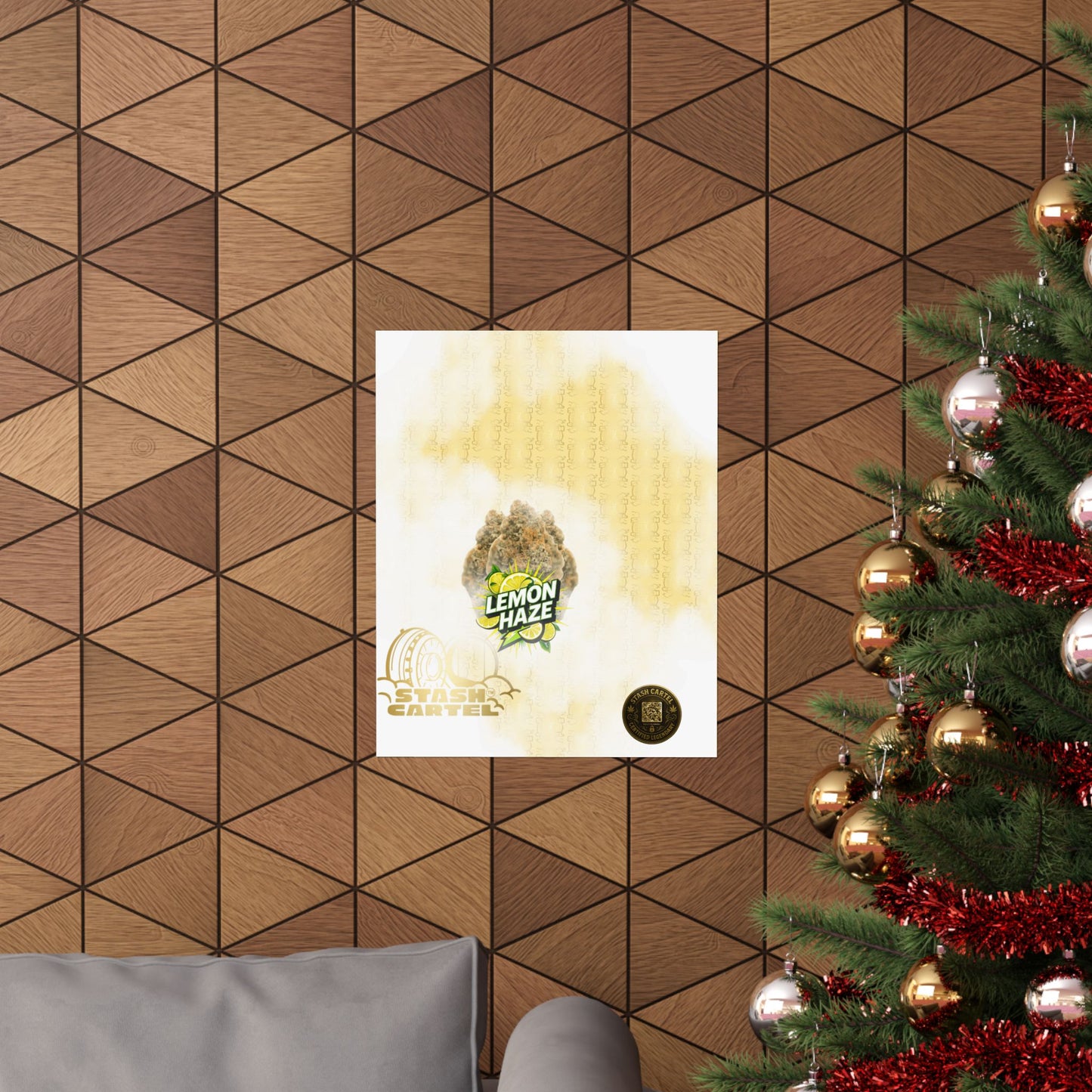 ☀️🍋 Lemon Haze Poster – Bright Citrus Sativa Poster for Focus & Clarity